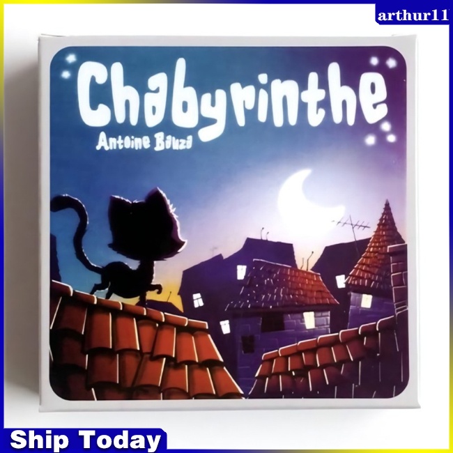 arthur-chabyrinthe-ชุดการ์ดภาษาอังกฤษ-รูปลูกแมวน่ารัก-สําหรับครอบครัว-ของขวัญเด็ก