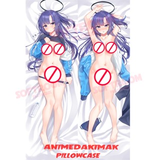 ปลอกหมอน แบบนิ่ม ลายอนิเมะญี่ปุ่น Blue Archive Yuka Hayase Dakimakura ขนาด 50x160 ซม. สําหรับตกแต่งบ้าน โซฟา เตียง DK4170