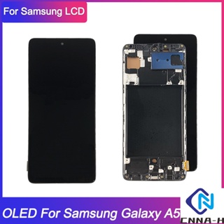 Oled หน้าจอสัมผัส LCD พร้อมกรอบ สําหรับ Samsung Galaxy A51 Samsung A515
