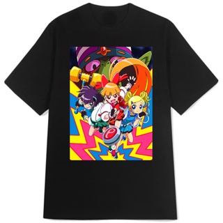 เสื้อยืดแขนสั้นPowerpuff Girls Z Tshirt Unisex Casual Tees New Cotton Ready To SendS-5XL