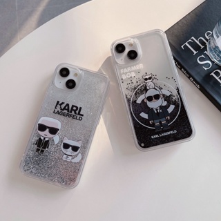 เคสโทรศัพท์มือถือ ลาย Karl Lagerfeld สําหรับ iPhone15 14 13 12 11 X 8P 7P