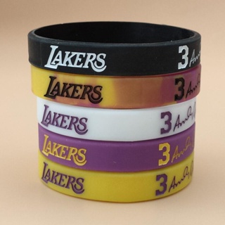 New season Lakers Anthony Davis NBA baller band basketball Bracelet Bangle silicone sports wristbands for fans In Stock LY
