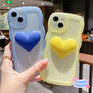 เคสโทรศัพท์มือถือแบบนิ่ม ใส ลายหัวใจ 3D สําหรับ Vivo Y77E Y77 V21 4G 5G Y76S Y93 Y93S Y91C Y85 V9