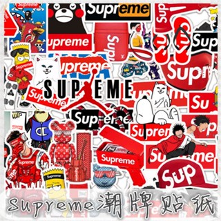 สติกเกอร์ ลายกราฟฟิติ Supreme Street Wear สําหรับติดตกแต่งผนัง กระเป๋าเดินทาง สเก็ตบอร์ด คอมพิวเตอร์ กีตาร์ 50 แผ่น