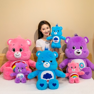 【Ready Stock】Care Bears แคร์แบร์ ตุ๊กตาหมีสีรุ้ง น่ารัก ตุ๊กตาการ์ตูนอะนิเมะ ตุ๊กตาหมี ยัดไส้ ของเล่น ของขวัญวันเกิด สําหรับเด็กผู้ชาย และเด็กผู้หญิง