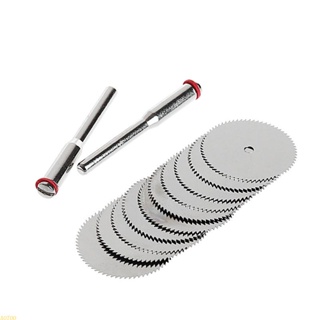 AOTOO 10 x 22mm   Blade Disc + 2 x Rod Rotary Cutting Tool