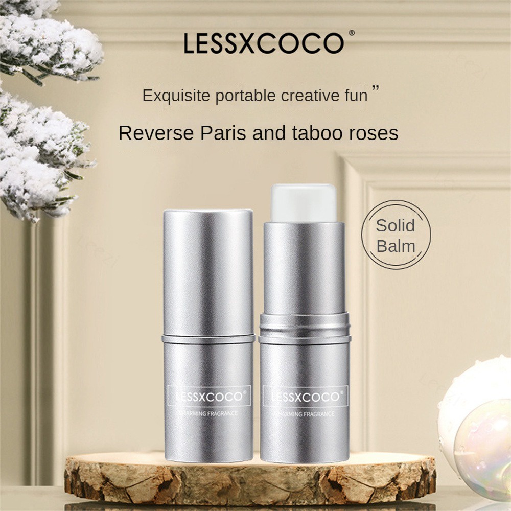 lessxcoco-บาล์มเนื้อแข็งสำหรับผู้หญิง-กลิ่นยาว-อโรม่า-แท่งน้ำหอมพกพาป้องกันการกระตุ้น-aubesstechstore