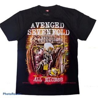 เสื้อวง AVENGED SEVENFOLD เสื้อยืด A7X Avenged sevenfold