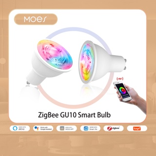 ภาพหน้าปกสินค้าTuya ZigBee GU10 หลอดไฟอัจฉริยะ LED RGB C+W 4.7W หรี่แสงได้ ควบคุมผ่านแอปพลิเคชัน ทํางานร่วมกับ Alexa Google ที่เกี่ยวข้อง