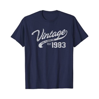 men tshirt Vintage Made In 1983 T-Shirt 35th Birthday Gift_03