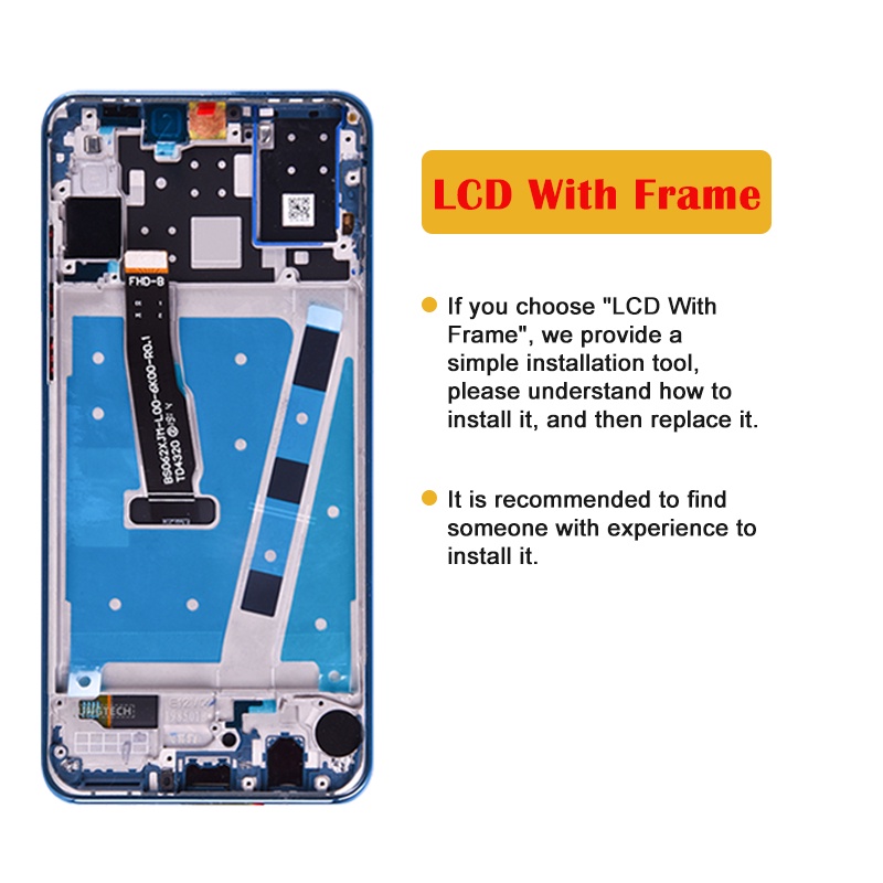 อะไหล่หน้าจอสัมผัส-lcd-6-15-นิ้ว-สําหรับ-huawei-p30-lite-nova-4e-p30-lite