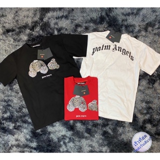 เสื้อยืดแขนสั้น‼️พร้อมส่งในไทย เสื้อยืด Plam Angels ลายหมีเสือ 𝕻𝖆𝖑𝖒𝕬𝖓𝖌𝖊𝖑𝖘  | Leopard BearS-5XL