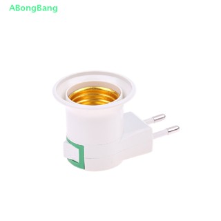 ABongBang Led Energy-Saving Lamp Screw Lamp Holder White E27 EU Holder Adapter Socket Nice