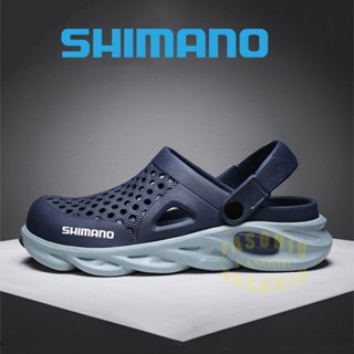 Shimano ใหม่ รองเท้าแตะยาง พื้นแบน ระบายอากาศ ป้องกันการลื่นไถล เหมาะกับเดินชายหาด ตกปลา แฟชั่นฤดูร้อน สําหรับผู้ชาย