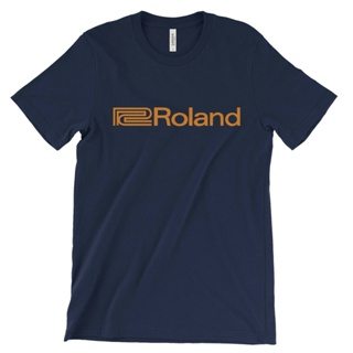 เสื้อยืดแขนสั้นเสื้อยืด ลายกราฟฟิก RolandS-5XL