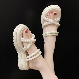 🌷รองเท้าแตะผู้หญิง🔥Nacre Sandals ไม่ลื่น งานมาใหม่สวยมากคะ. Size 35-40💕