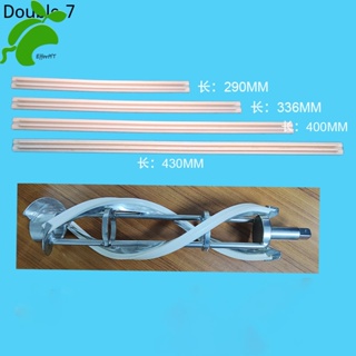 AZJ 2pcs Soft Ice Cream Machine Stainless Steel Metal Mixer Scrapers for Donper 400mm Ice Cream Machine Commercial Accessories