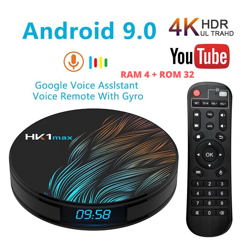 smart-tv-box-กล่องทีวี-hk1-max-ram2-rom16-ram4-rom32-ram4-rom64-android-9-wifi-2-4-5-bluetooth