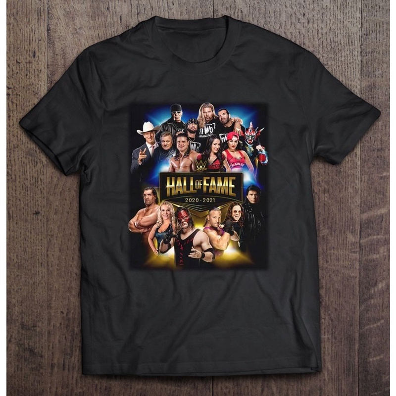 เสื้อยืด-พิมพ์ลายการ์ตูนมวยปล้ํา-hall-of-fame-wwe-แบบมืออาชีพ-สําหรับผู้ชายs-5xl