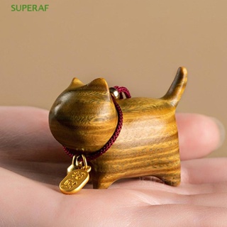 Superaf เครื่องประดับ จี้รูปแมวน่ารัก สีดํา สีเขียว สร้างสรรค์ ของขวัญแฟชั่น