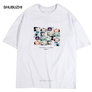 [S-5XL] ผู้ชายTเสื้อStreetwear Hi Ho T Shirt Eye rint Men Harajuku Tshirt Summer Short Sleeve TShirt Cotton White Tos Te