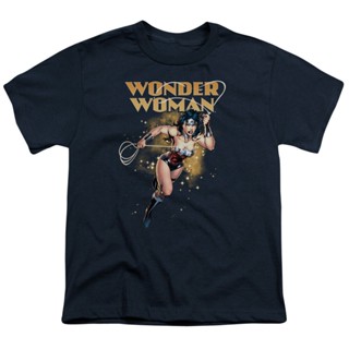 [S-5XL]เสื้อยืด พิมพ์ลายการ์ตูน Wonder Woman Star Lasso DC สําหรับเด็ก