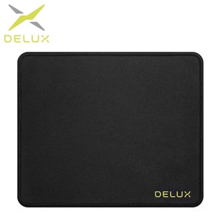 Delux แผ่นรองเมาส์ กันน้ํา กันลื่น สําหรับเล่นเกม คอมพิวเตอร์ สํานักงาน 260*210*3 มม.