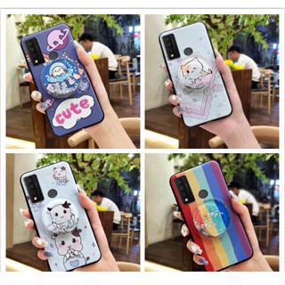 Glisten - TCL 20R 5G ดริฟท์ทราย ลินโด้ ฝุ่น TPU ผู้หญิง กันน้ํา ซิลิโคน ฝุ่น เคสโทรศัพท์