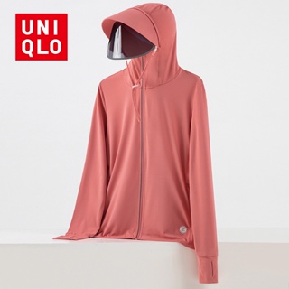 Uniqlo เสื้อแจ็กเก็ต ป้องกันแดด UPF50 คุณภาพสูง สําหรับผู้หญิง 2023