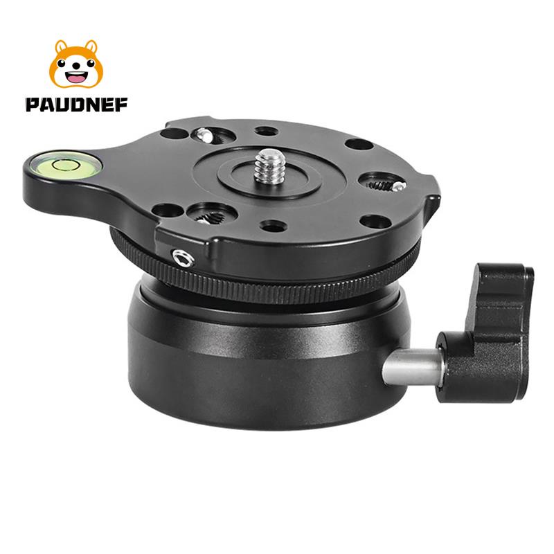 DY-60N Tripod Head Leveling Base Adjusting Plate with Bubble Level for ...