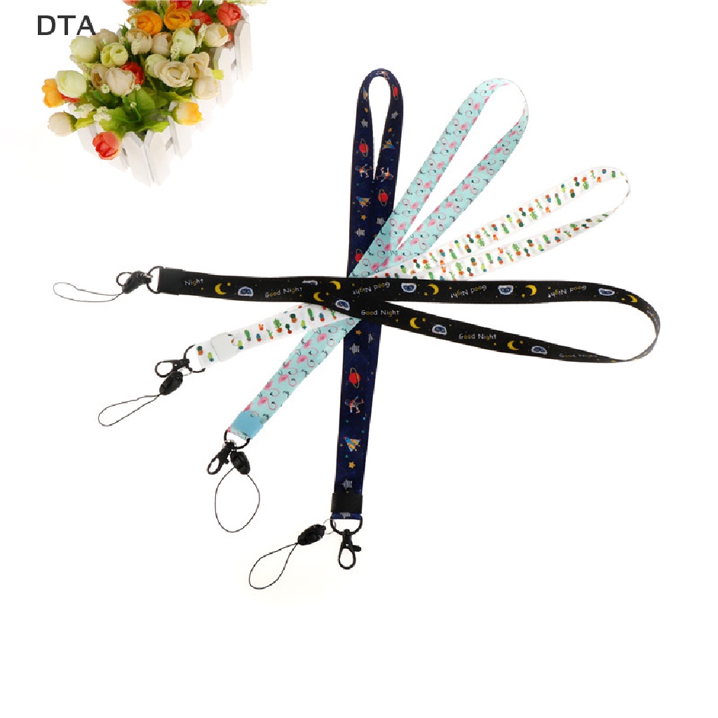 dta-สายเชือกคล้องคอ-ถอดออกได้-สําหรับห้อยโทรศัพท์มือถือ-รูปกระบองเพชร-นกฟลามิงโก้