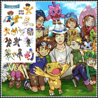 ❣️สติกเกอร์รอยสักชั่วคราว ลายอนิเมะ Digimon Adventure ขนาดเล็ก มี 1 แผ่น❣️ รอยสัก กันน้ํา เซ็กซี่ สําหรับแขน ไหปลาร้า ร่างกาย มือ เท้า