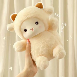 ตุ๊กตาแกะน้อย น่ารัก ขนปุย ขนาด 22 cm. สินค้าพร้อมส่ง