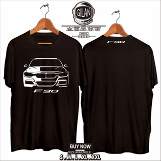 Bmw F30 Printed Cotton Combed Tshirt For Men Kaos Baju Mobil Bmw F30 F 30 Bmw F30 F Series Racing Otomotif Gilan Cl_01