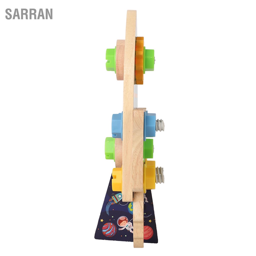 sarran-ของเล่นไขควงธีมอวกาศไม้-สําหรับเด็กวัยหัดเดิน-การเรียงลําดับการเรียนรู้ในช่วงต้น