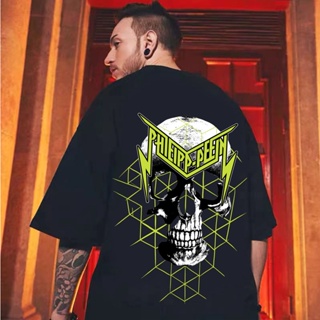 Philipp Plein Skull Customize Front And Back Printed Unisex Tshirt for men and for women_01