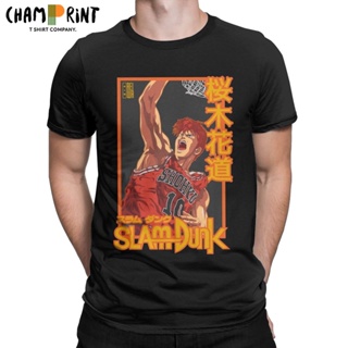 S-5XL Slam Dunk Hanamichi Sakuragi MenS T Shirt Basketball Sports Anime Novelty Tee Shirt Short_08