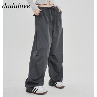 DaDulove💕 New American Style Street Casual Pants Womens High Waist Loose Parachute Pants Plus Size Trousers