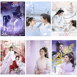 โปสเตอร์ภาพยนตร์ The Starry Love สีขาว ทองแดง สําหรับตกแต่งผนัง บาร์ ห้องนั่งเล่น