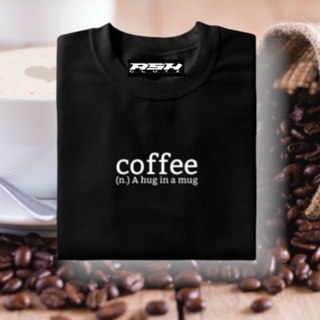 Coffee a hug in a mug Statement Print Tshirt unisex_03