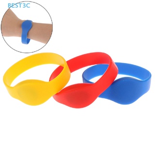 Best3c 125khz EM4100 TK4100 สายรัดข้อมือ rfid สร้อยข้อมือบัตรประจําตัว ซิลิโคน rfid band ขายดี