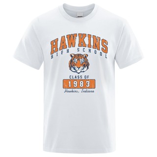 Hawkins High School Class Of 1983 Men T Shirt Street Tee Clothes Breathable Oversized Loose T Shirts Hip Hop Cotton_03