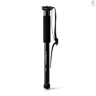 YUNTENG YT-218 Portable Photography Monopod Aluminum Alloy 1/4 Inch Screw Mount 37-152cm Adjustable Height Max. Load 1.5kg for DSLR ILDC Camera Smartphone