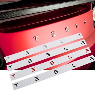 สติกเกอร์โลโก้ตัวอักษรภาษาอังกฤษ แบบเปลี่ยน สําหรับ Tesla 3 Y S X