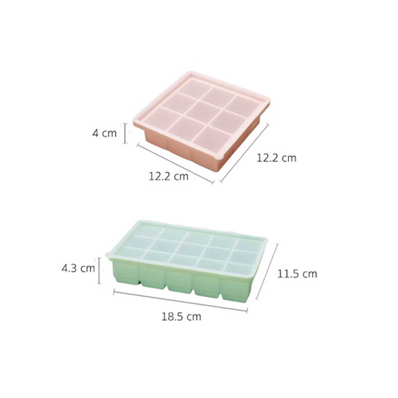 cod-ถาดซิลิโคนแช่แข็งอาหารเด็ก-บล็อคซิลิโคนใส่อาหารแช่แข็ง-9กริด-15กริด-บล็อคซิลิโคนเก็บอาหาร-วัสดุเกรดอาหาร