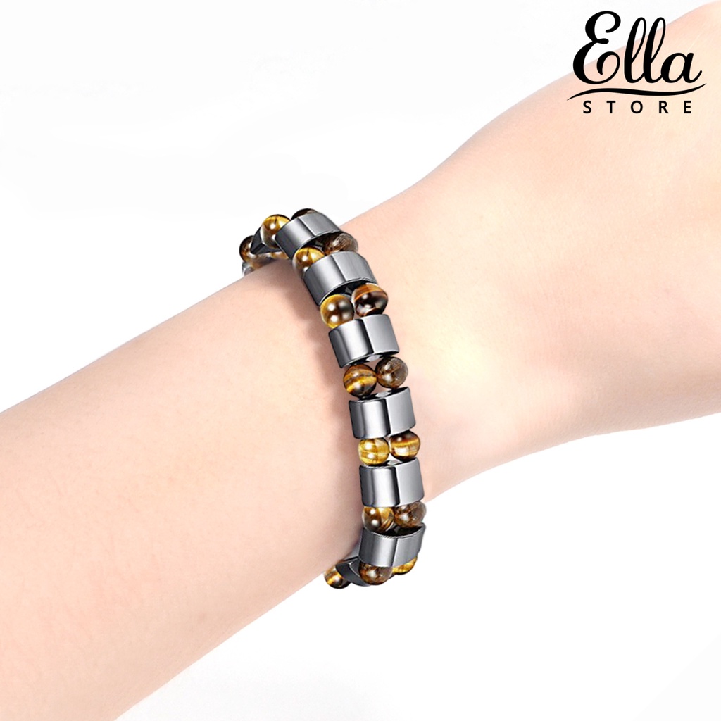 ellastore123-สร้อยข้อมือ-หิน-ทนทาน-เครื่องประดับ-สําหรับผู้หญิง-และผู้ชาย