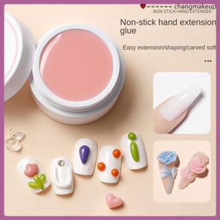 Annies Solid Extender Nail Enhancement Non-Stick Hand Carving Shaping Paperless Phototherapy Patch กาว Cod