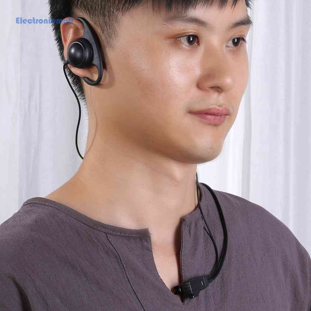 electronicmall01-th-ชุดหูฟัง-รูปตัว-d-2-pin-พร้อมไมโครโฟน-ptt-สําหรับวิทยุสื่อสาร-motorola-gp68