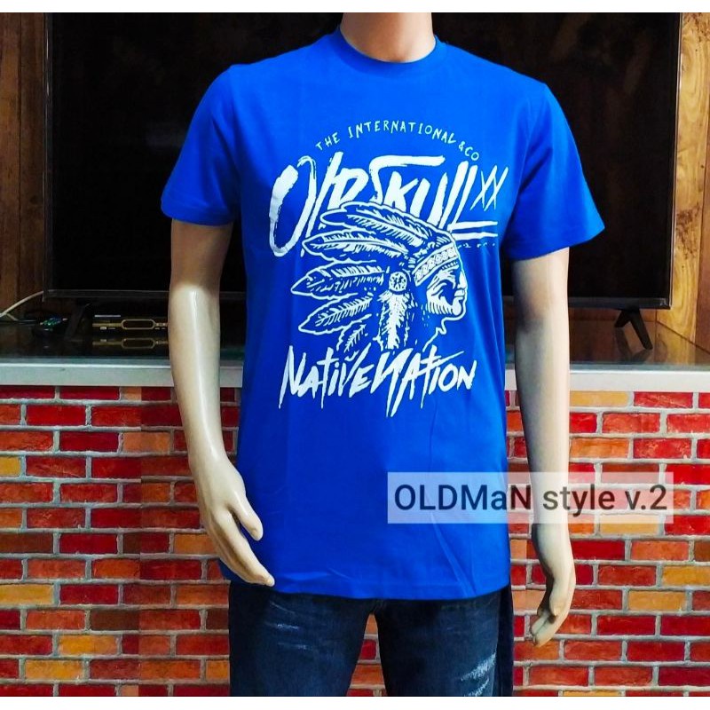 เสื้อยืด-oldskull-ลายชนเผ่า