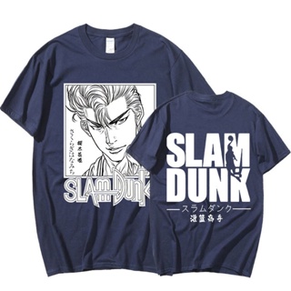 S-5XL 2022 Japanese Fashion Anime Slam Dunk T-shirt Streetwear Men Women Summer Top Hip Hop Short Sleeve T-shirts Couple